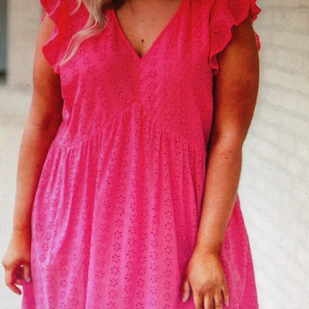 3X Hot Pink summer dress, brand-Andree by Unit